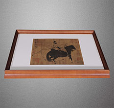 江门市书画装裱配框服务案例